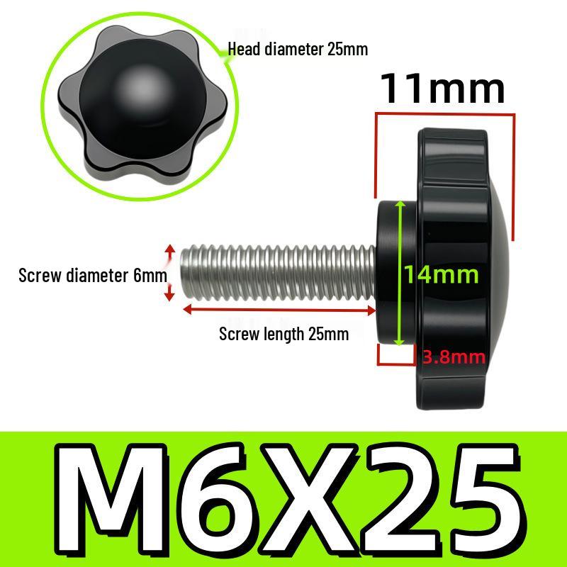 Adjustable Plum Blossom Plastic Head Star Handle Screw Bolt