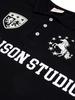 LA MAISON STUDIO Symbol Mix Pique Polo Shirt Black(Fcg2Ts818M)
