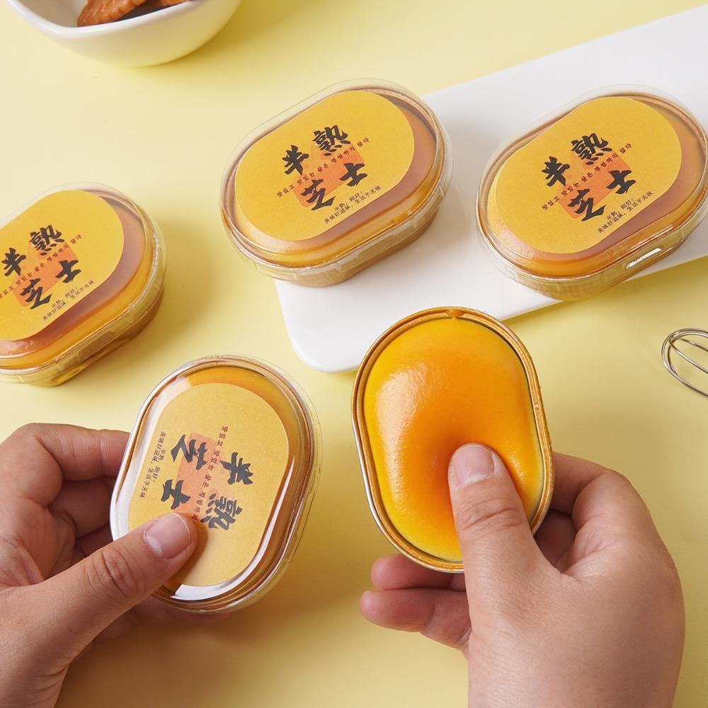Squishy Artificial Cheese Bread Press Plaything Stress Ease Slow Rising Sensory Fidget For Anxiety   Gift For Kids Adults