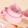 Kuromi Hello Kitty Cinnamoroll Thermos Cup, Big Berry Cup, Dual-Use Thermos with Straw for Direct Drinking, Includes Cup Cover, Keeps Drinks Hot or Co