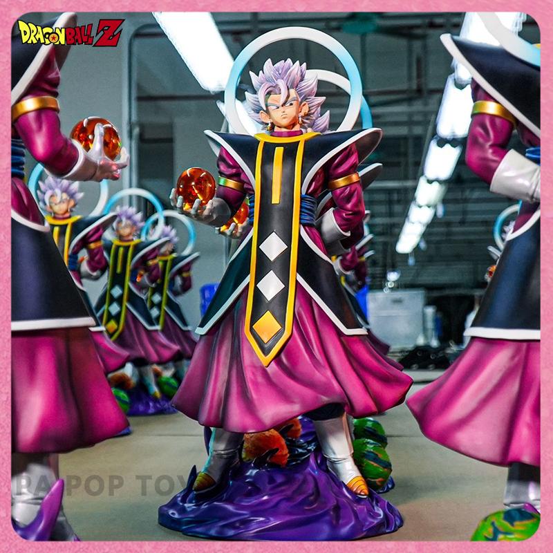 JT Toy Dragon Ball Anime Model Vegetto 37cm Figurine Grand Priest Vegetto Figures PVC Statue Collection Model Birthday Toy Gift