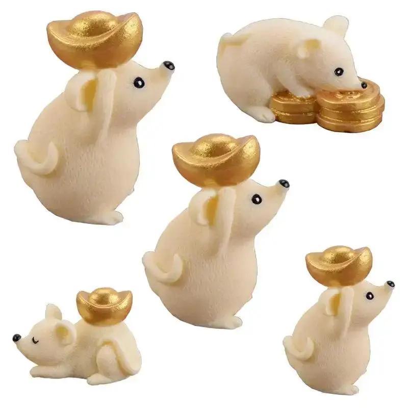 1 ks Silikonová forma na model myši Krásná 3D Ručně vyráběná Forma na kostkový cukr Kreativní DIY Čokoládová dortová pryskyřičná forma