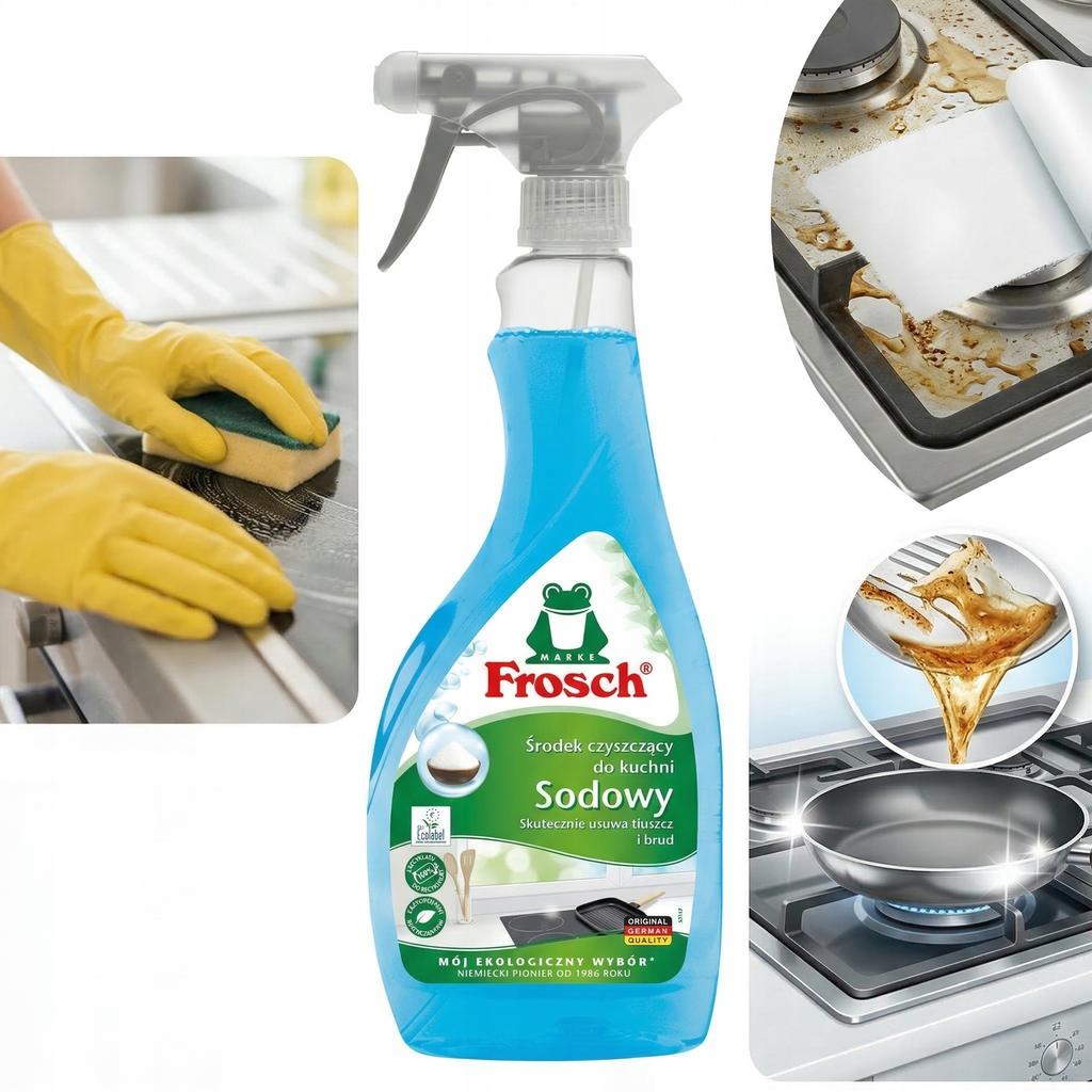 Frosch Środek Czyszczący Do Kuchni Sodowy Na Tłuszcz I Brud 500Ml