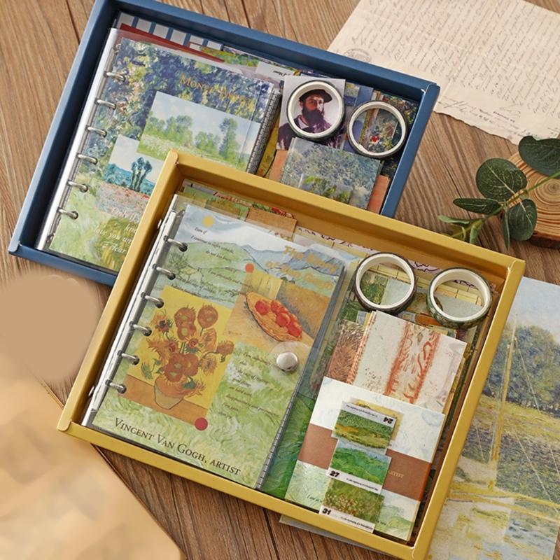 Writing Set with Multiple Accessories Including Notebook Stickers and Bookmarks for Creative Use and Daily Recording