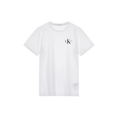 Color Block Letter Print Comfortable Short Sleeve Crew Neck T-Shirt Unisex Tops White J400168-YAF