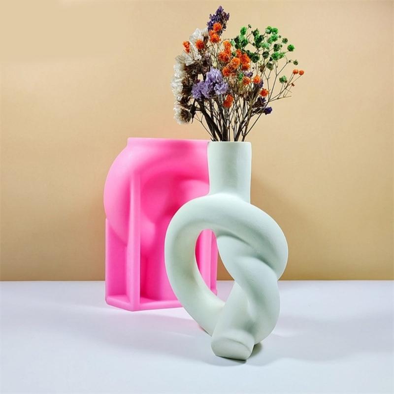 High Quality Silicone Flower Vase Mold for Creating Unique Nordic Style Art Vases and Individualized Home Decorations