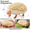 Oenux Simulation Wild Jungle Forest Animals Hedgehog Model Action Figures Cake Topper Party Favor Cute Education Kid Toy Gift