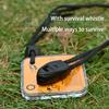 Survival Signal Mirror Outdoor Survival Signal Mirror Lifesaving Tool Reflectorsunlight Reflector Hiking Camping Emergencies