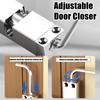 20-40kg Door Lock 180 Degree Automatic Durable Furniture Door Closer Stainless Steel Hardware Adjustable Surface Door Closer