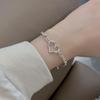 Summer Korean & Japanese Style Hollow Heart Bracelet - Light Luxury, Versatile Hand Jewelry