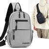 Men's messenger bag waterproof and wear-resistant new breast bag simple and versatile casual shoulder bag bag bag