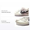 Court Borough Casual Comfortable Non-Slip Shock Absorbing Durable Low-Top Skate Shoes Kids Sneaker Beige DZ2785-101