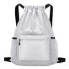 Backpack with Drawstring Closure Waterproof Wear-Resistant Large Capacity Multi-Pocket Design Swimming Gear Backpack