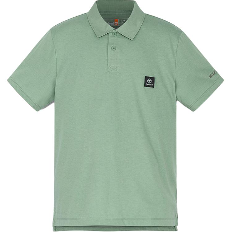 Timberland Temperature Control Breathable Slim Fit Fashion Urban Short Sleeve Polo Shirt Men Polo Shirts Green-Bay A69XB-EC6