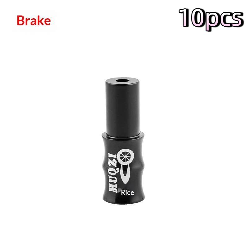 10Pcs Bicycle Brake Shift Cable Housing End Caps Aluminum Alloy Protective Cable Ends Line Cap Wire Tube Plugs