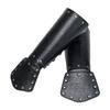 Viking Knight Arm Gauntlets Bracer Vintage Faux Leather Gauntlets Wristband Medieval Leather Bracers Arm Armors