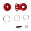 23T Buffer Metal Steel Ring Gear Arm for 1 10 1 8 RC Vehicle(S Model)(N10226R Red)