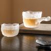 Crystal Glass Side Handle Tea Pitche Chinese Transperent Tea Cup Household Kung Fu Tea Set Accessories Heat-resistant Teaware