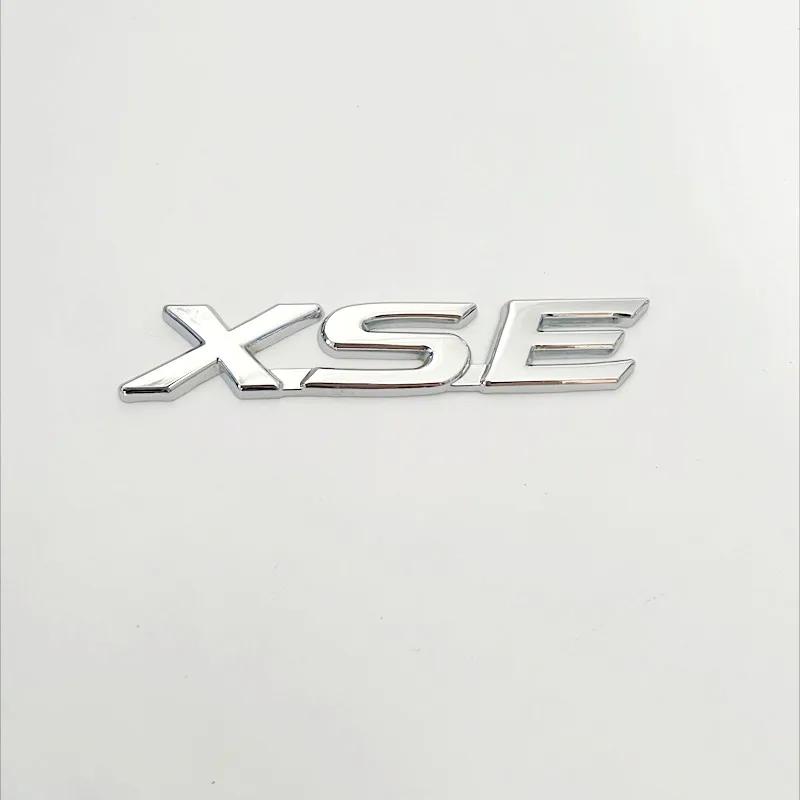 New 3D Metal SE XSE Logo Rear Trunk Emblem Badge Sticker For Toyota Camry Sienna Highlander Corolla Car Styling Accessories HH0
