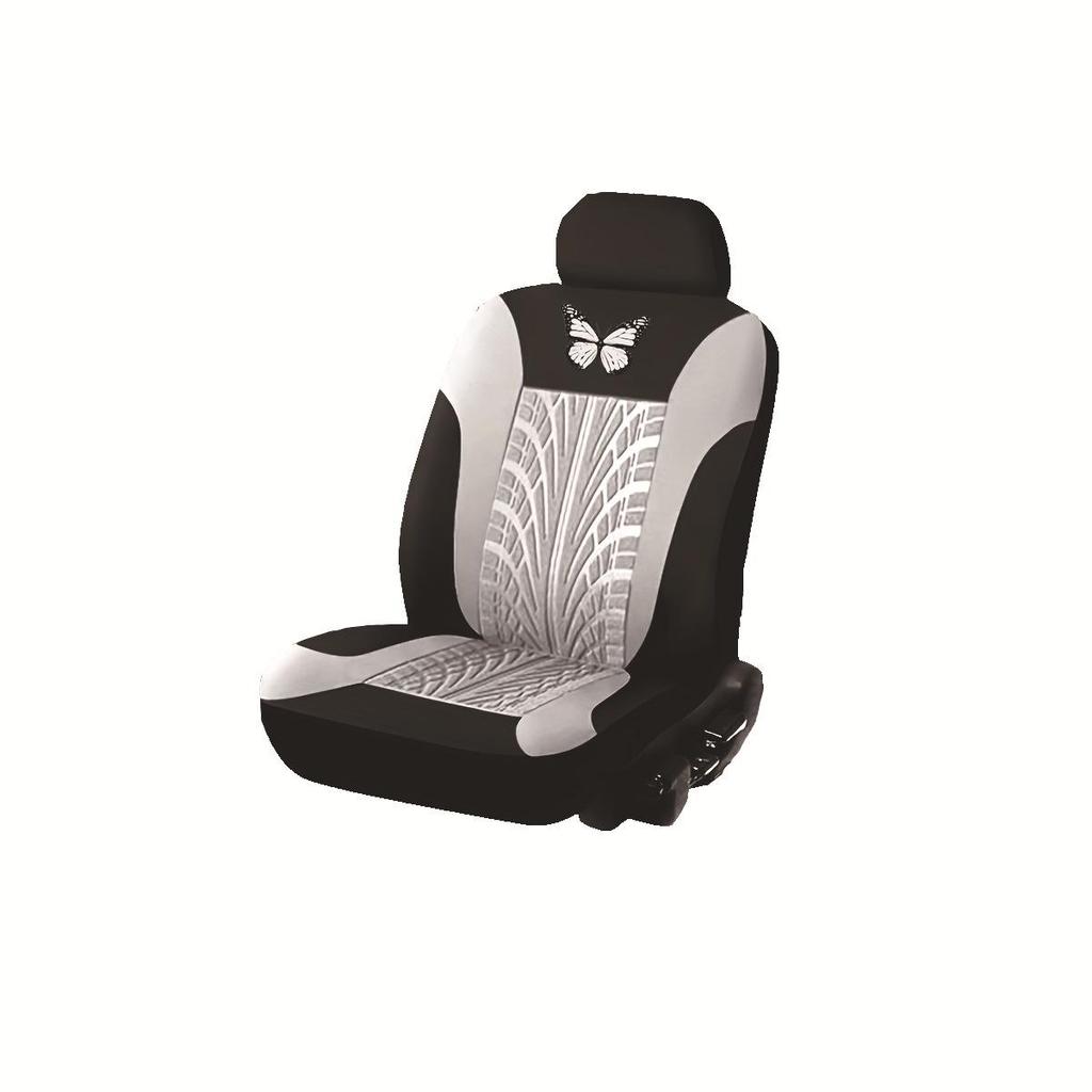 Universal 9-teiliges Sitzbezug-Set mit Schmetterlingsprägung für Fünfsitzer-Autos - Stilvolles, Bequemes und Elegantes Design