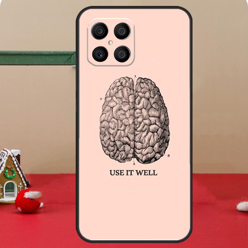 Medical Human Organs Brain Case For Honor Magic 8 7 6 Pro Honor 200 400 70 90 Lite X8c X8b X9a X9b X9c X9d Win RT Coque