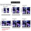 2Pcs Dragon Purple Nebula Curtains Mysterious Outer Space Suitable For Living Room Dining Room Bedroom Bathroom Office A