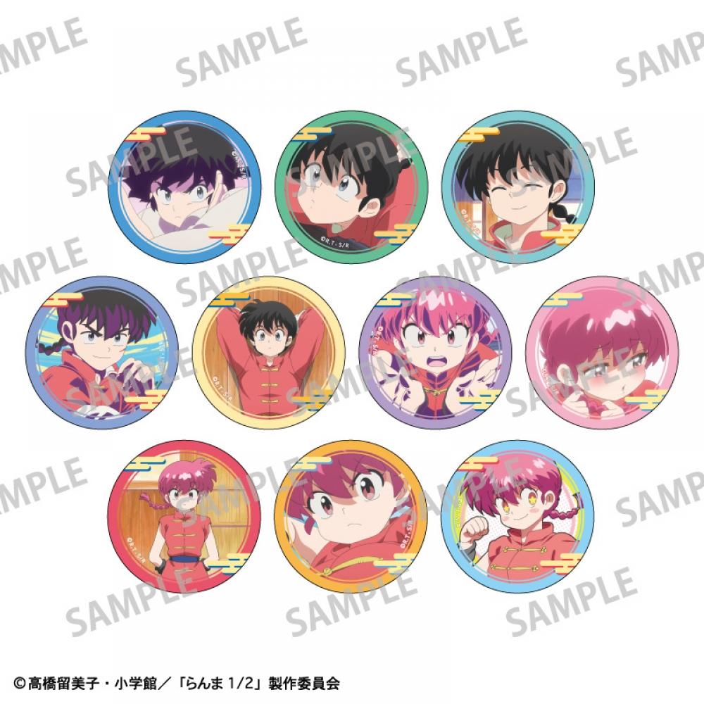 

Ranma 1 2 Ranma 1 2 Trading Pick Character Can Badge 1box 10pcs