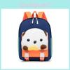 Cute Shell Dog Nylon Backpack For Kids School With Expandable Capacity And Lightweight Design