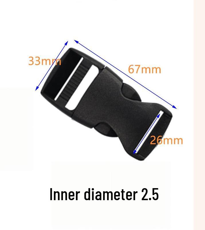 POM Plastic Adjustable Snap Buckle for Backpack Waist Cinch