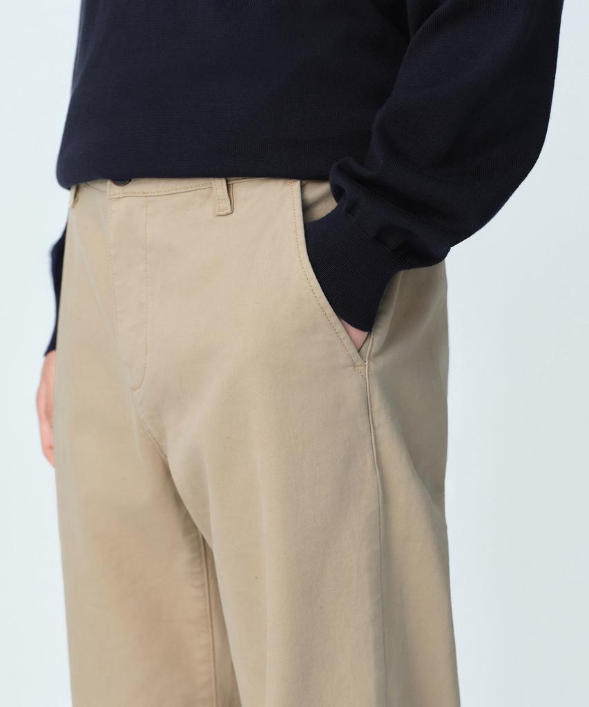 MUSINSA STANDARD Comfort Straight Chino Pants [Beige]