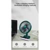 Mini ventilator electric portabil USB, reîncărcabil inteligent, cu 4 trepte, reglabil, răcitor de aer silențios, pentru birou, casă, călătorii