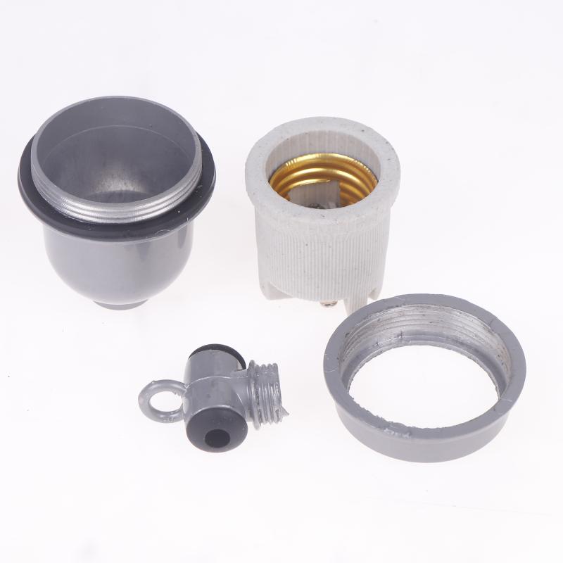1 Piece Ceramic Insulated E27 Light Socket Animal Heating Lamp Holder Screw Plug Adapter Converter For Industrial Heating