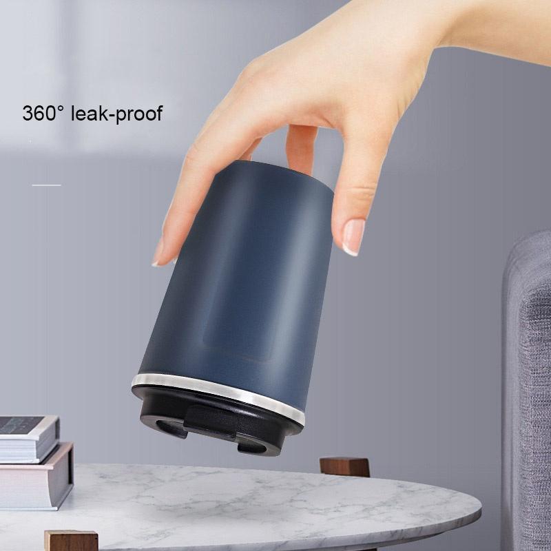 New Simple and Creative Stainless Steel Thermal Insulation Coffee Cup Fashionable Solid Color Mug Student Portable Water Cup