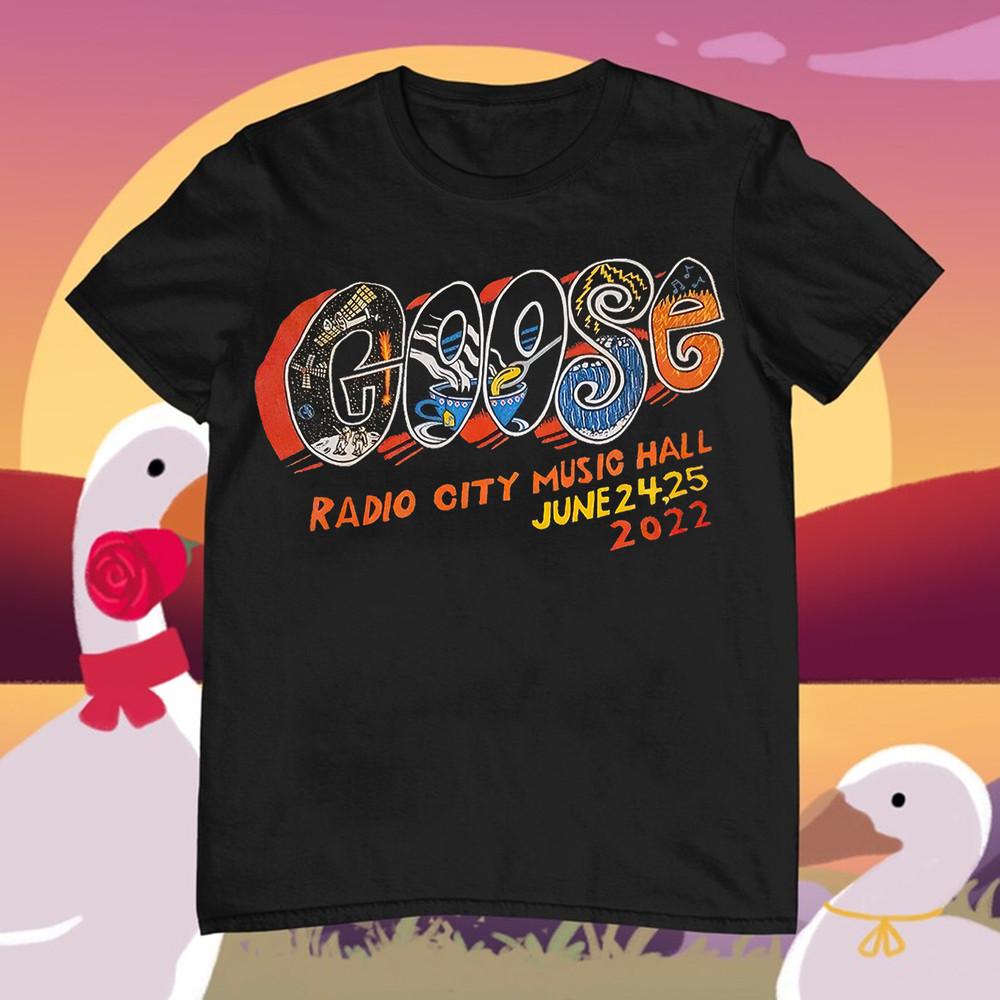 

Goose Band Jim Pollock Radio City Music T Shirt Size S-4XL CG1038 Unisex T-Shirt XXXXL