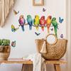 Painted Branch Bird Butterfly Bedroom Living Room Home Wall Background Beautification Decoration Wall Stickers
