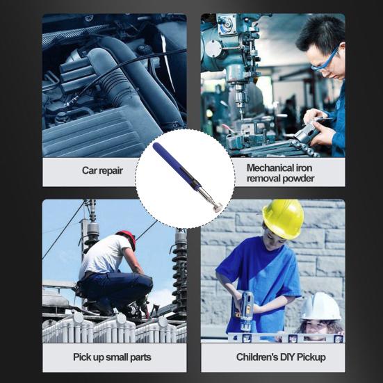 Telescoping Magnetic Pickup Tool 28" Long Extendable Picker Upper Tool with 8LB Magnet for Hard-to-Reach Narrow Space Mechanic Automotive