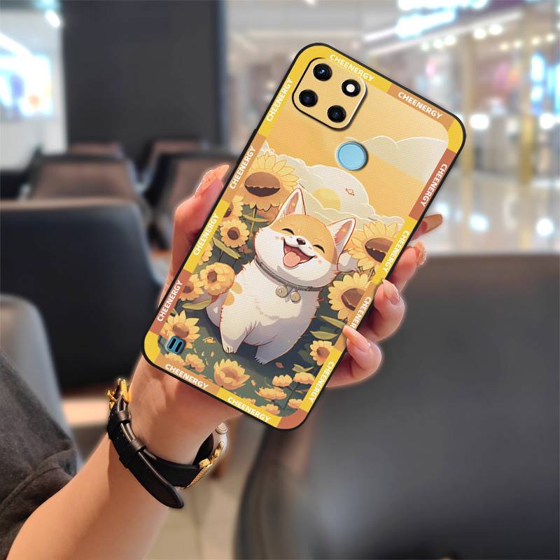 Phone Pouch Graffiti Phone Case For OPPO Realme C21Y/C25Y Silicone Back Cover Full Wrap Anti-dust Anti-knock Soft Case