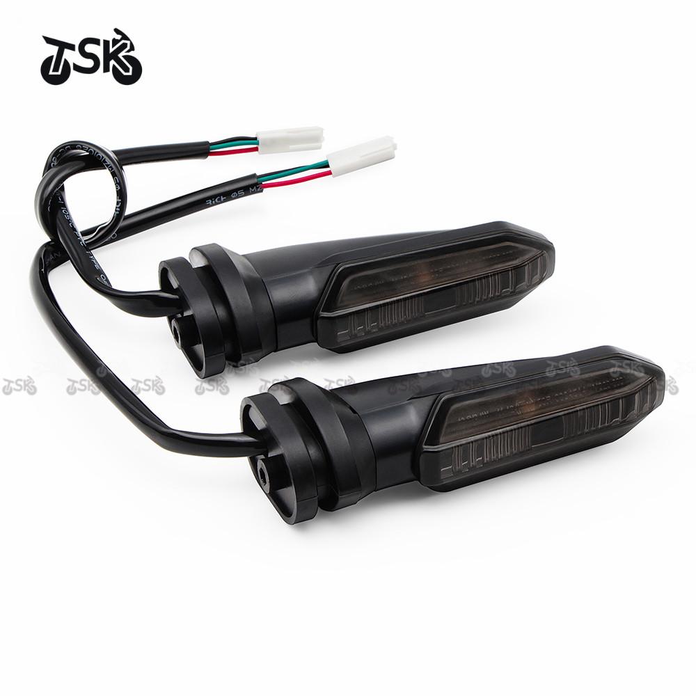 

LED Turn Signal Indicator Light For HONDA NC700 NC 750 S X DCT CTX700 CBR650F CB650F CBR600RR Blinker Lamp Motorcycle Accessorie 3-wire black