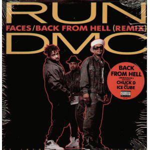 

12inch Record RUN-DMC - Faces / Back From Hell (Remix) PRO7328 Profile Records 1991 US Rap & Hip-Hop/R&B Used