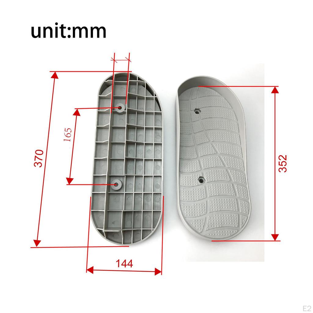 Elliptical Machine Foot Pedals Fitness Equipment Footboard Parts Train Pedal Easy to Install for Gym