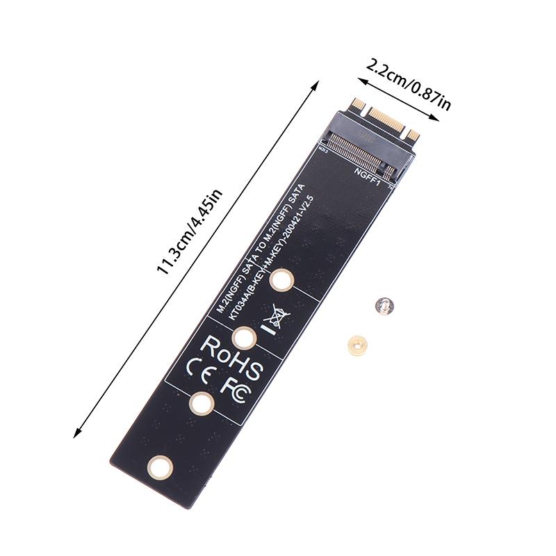 M.2 SATA/NVME PCI-E Protocol SSD Adapter Board Expansion Card B KEY/M KEY Interface Extension Card Gold Finger Test Protect Card