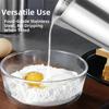 500/1000/1500/2000ML Edelstahlbecher Edelstahl mit Griff Milchaufschäumkännchen mit Skala Rostfrei Messbecher
