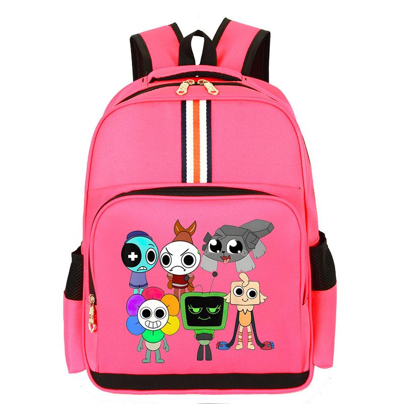 Cartoon Peripheral Trend Children'S Backpack Primary And Secondary School Students Large-Capacity Schoolbag