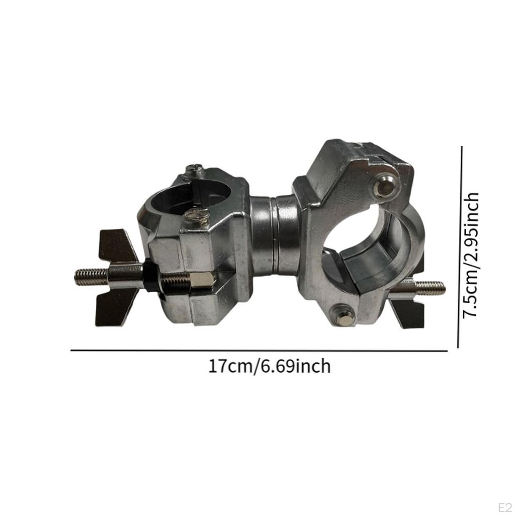 Drum Rack Multi Clamp Firm Support Music Instruments Accessories Easy to Install Rustproof Heavy