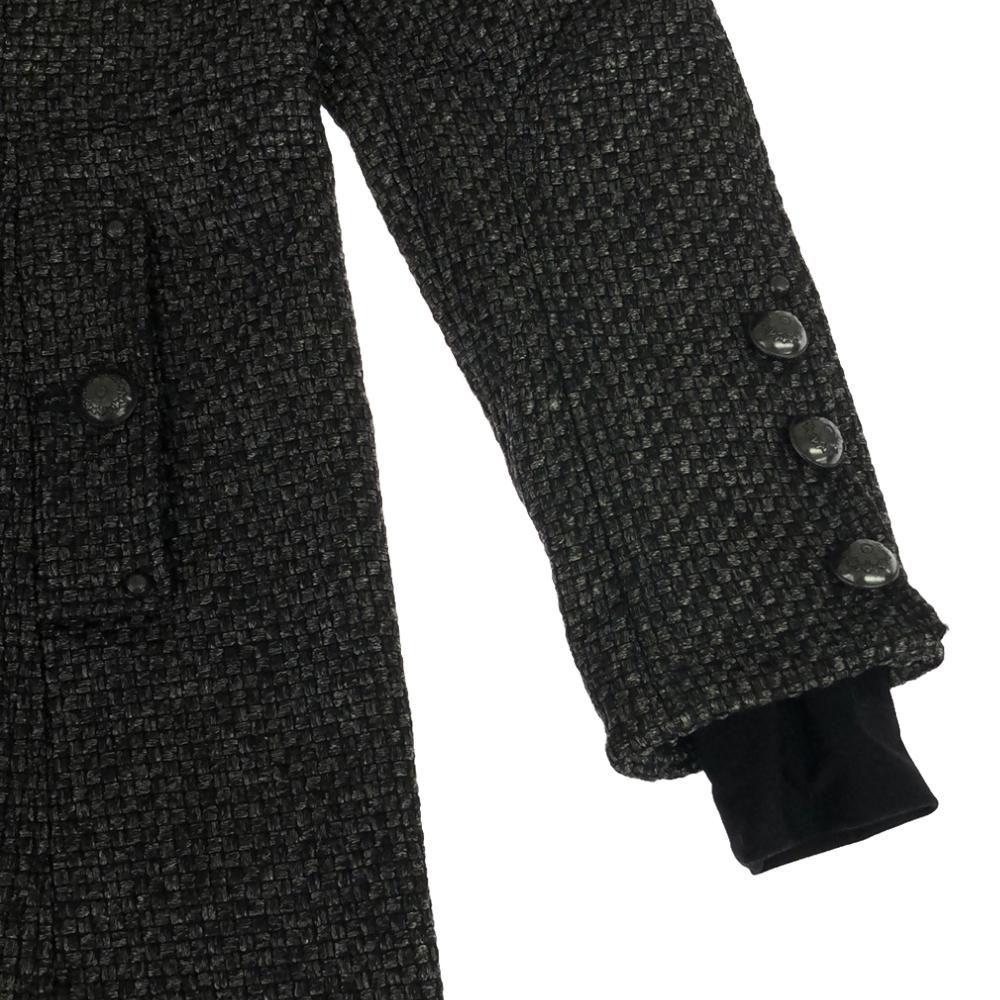 Unbenutzter Matador langer Mantel M Black series Mesh-Futter mit Etikett Damen Gebraucht