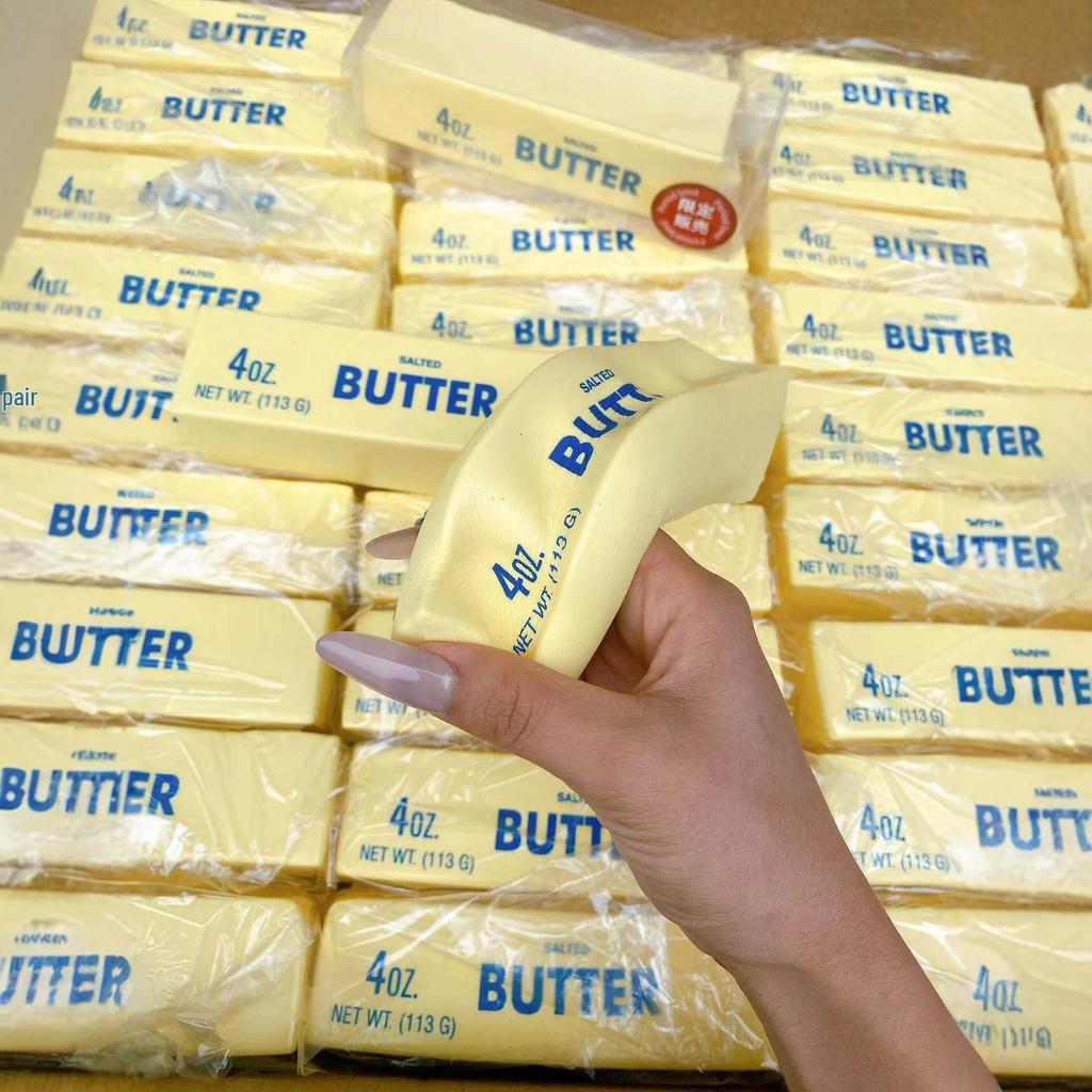 Hachim Butter Stick Slow Rebound Squeeze Toy - Soft Decompression Finger Food Toy