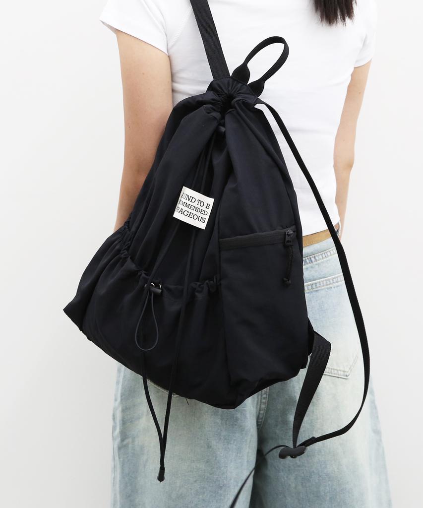 Around To B Cow Backpack Black