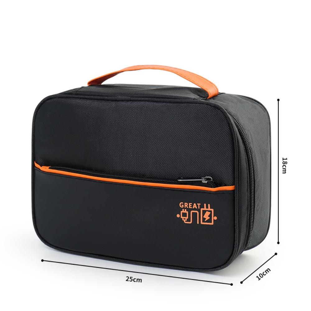 Portable Data Cable Storage Bag Waterproof Electronic Organizer Box Digital Storage Pouch