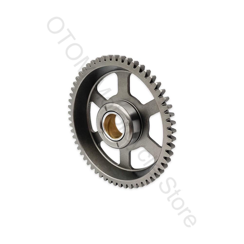 Motorcycle For ZONGSHEN Start Overrunning Clutch Starter Drive Gear 57T CBS300 NB300 CB250-F ENDURO Pit Dirt Bikes Accessories