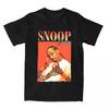 Snoop Dogg Snoop Tou T-Shirt Herren 100% Baumwolle Lustige T-Shirts Rundhals Vintage T-Shirts Kurzarm Tops